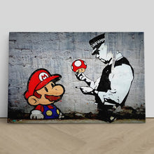 Load image into Gallery viewer, Mario Cop Police Banksy