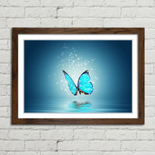 Load image into Gallery viewer, Blue Butterfly Over Water
