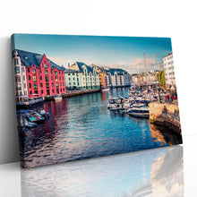 Load image into Gallery viewer, Alesund Port Town Norway