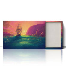 Load image into Gallery viewer, Sailing Ship at Sea Oil Painting