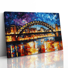 Load image into Gallery viewer, Tyne Bridge Leonid Afremov Inspired