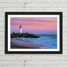 Load image into Gallery viewer, Walton Lighthouse at Sunset