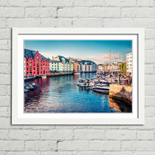 Load image into Gallery viewer, Alesund Port Town Norway