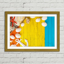 Load image into Gallery viewer, Colourful Wooden Background Sea Shells