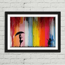 Load image into Gallery viewer, Banksy Inspired Girl with Umbrella