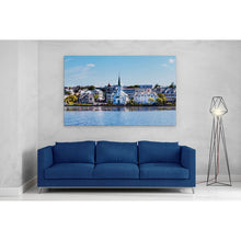 Load image into Gallery viewer, Reykjavik Lake Quay Church Iceland