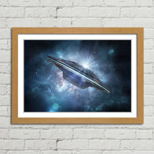 Load image into Gallery viewer, Alien Spaceship UFO in Deep Space