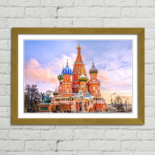 Load image into Gallery viewer, St Basils Cathedral Winter Red Square Moscow