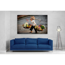 Load image into Gallery viewer, Hanoi Market Flower Seller