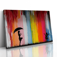 Load image into Gallery viewer, Banksy Inspired Girl with Umbrella