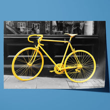 Load image into Gallery viewer, Yellow Bicycle Abstract