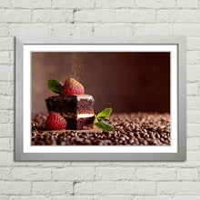 Load image into Gallery viewer, Chocolate Cake with Raspberry and Mint