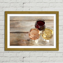 Load image into Gallery viewer, Glasses of White, Red, and Rose Wine