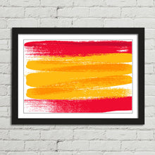 Load image into Gallery viewer, Spain Flag Brush Paint