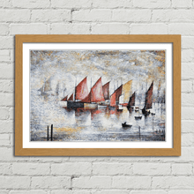 Load image into Gallery viewer, LS Lowry Sailing Boats 1930 Painting