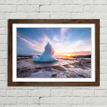 Load image into Gallery viewer, Geyser Eruption in Reykjavik Iceland