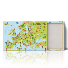 Load image into Gallery viewer, Europe Map Kids Learning Nationalities