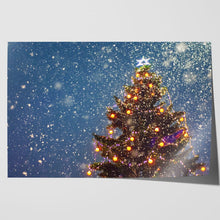 Load image into Gallery viewer, Christmas Tree in Falling Snow Star