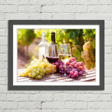 Load image into Gallery viewer, Glasses of Red and White Wine Grapes