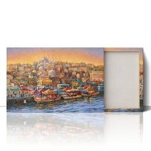 Load image into Gallery viewer, Golden Horn Bay Istanbul Oil Painting