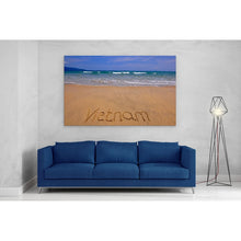 Load image into Gallery viewer, Vietnam Sign in Sand Beach