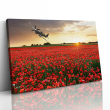Load image into Gallery viewer, Spitfire at Sunset Poppy Field