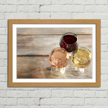 Load image into Gallery viewer, Glasses of White, Red, and Rose Wine
