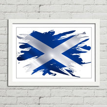 Load image into Gallery viewer, Scotland Flag Brush Paint