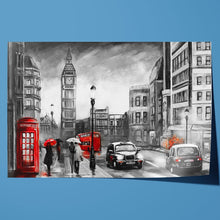 Load image into Gallery viewer, Red Telephone Box and London Cab