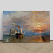 Load image into Gallery viewer, J.M.W. Turner Fighting Temeraire Painting