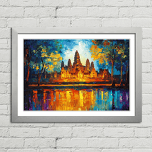Load image into Gallery viewer, Angkor Wat Leonid Afremov Inspired