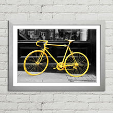 Load image into Gallery viewer, Yellow Bicycle Abstract