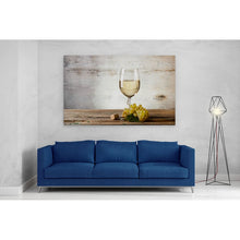 Load image into Gallery viewer, Glass of White Wine and Grapes