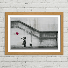 Load image into Gallery viewer, Banksy Heart Balloon Girl