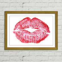 Load image into Gallery viewer, Red Lips Lipstick Kiss