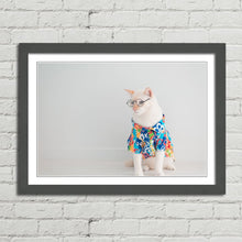 Load image into Gallery viewer, Cat in Shirt Glasses Holiday Funny Cute