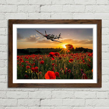 Load image into Gallery viewer, Poppy Field Spitfire Remembrance