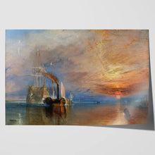 Load image into Gallery viewer, J.M.W. Turner Fighting Temeraire Painting