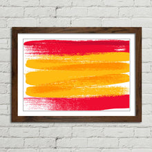 Load image into Gallery viewer, Spain Flag Brush Paint