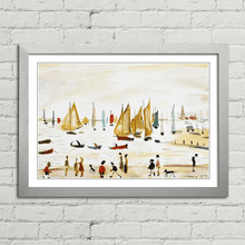 Load image into Gallery viewer, LS Lowry Yachts Painting