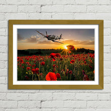 Load image into Gallery viewer, Poppy Field Spitfire Remembrance