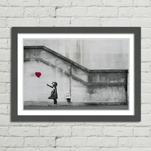 Load image into Gallery viewer, Banksy Heart Balloon Girl