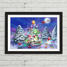 Load image into Gallery viewer, Christmas Tree Legend Santa Reindeer Snowman