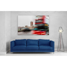 Load image into Gallery viewer, Red Bus at Houses of Parliament London