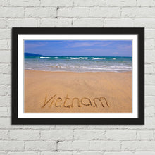 Load image into Gallery viewer, Vietnam Sign in Sand Beach