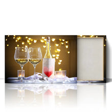 Load image into Gallery viewer, Wine Glasses and Love Heart