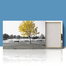 Load image into Gallery viewer, Yellow Tree Park Bench Lake