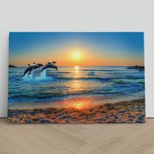 Load image into Gallery viewer, Dolphin Jumping in Thai Sunset