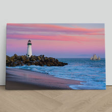Load image into Gallery viewer, Walton Lighthouse at Sunset