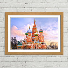 Load image into Gallery viewer, St Basils Cathedral Winter Red Square Moscow